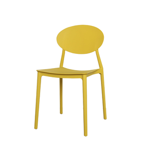 Silla de Restaurante de Plástico Contemporánea en Varios Colores - Product Image 1