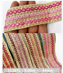 Custom made Premium Handcrafted Embroidered Lace by the Yard. Ideal fashion designer boutique owner or craft enthusiast - Product Image 2