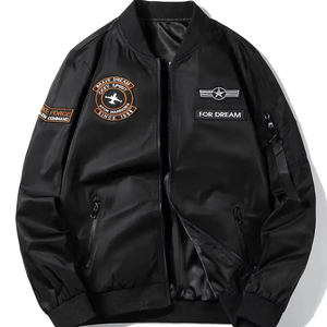 Blouson aviateur de haute qualité pour hommes avec col montant Mode hivernale-Dernier modèle Vente en ligne à prix réduit - Product Image 1