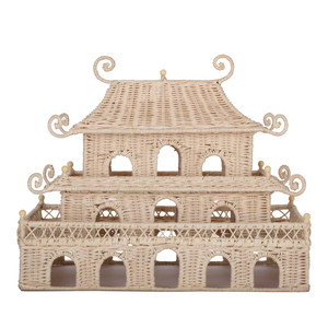 Tendance chaude 100% pagode en rotin fait main naturel pour la décoration de la maison et la décoration de fête de mariage fabriquée en usine de vente en gros du Vietnam - Product Image 1
