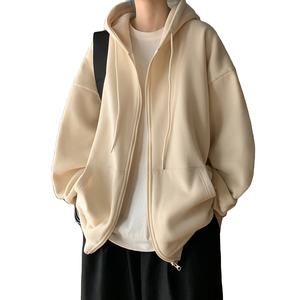 OEM muestra gratis fabricante hombres sudaderas peso pesado alta calidad 500 Gsm rojo sudaderas con capucha hombres - Product Image 2