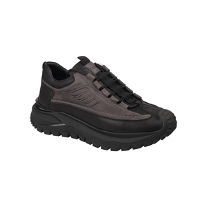 Best Sell M434 Men Genuine <b>Leather</b> Trekking Shoes Anti Slip Rubber Sole for Wholesale - Product Image 1