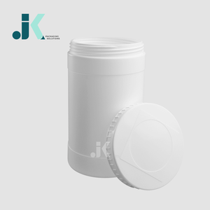 Frasco redondo de embalaje HDPE de fábrica de plástico de Vietnam tapa de tornillo de 1200ml blanco buena calidad M0298 - Product Image 3