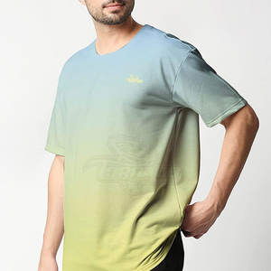 T-shirt pour homme de haute qualité, best-seller, surdimensionné, 100% coton, couleur unie, respirant, séchage rapide, décontracté, logo personnalisé - Product Image 2