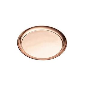 Plateau en cuivre de meilleure conception et forme ronde personnalisée de trois tailles différentes pour la conception de la poignée pour la vente du produit - Product Image 5