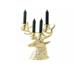 Gold Color Attractive Look Handcrafted Standard Size Candle <b>Stand</b> for Festival Finest Quality Metal <b>Tea</b> Light Candle Holder - Product Image 2