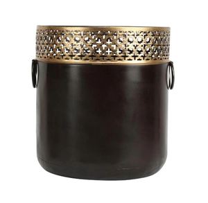 Maceta redonda hecha a mano Vintage más vendida, decoración de sala de estar interior, balcón, decoración del hogar, maceta de Metal a bajo precio - Product Image 6