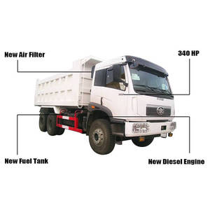 Nuevo Camión Volquete Faw 340 6x4 Diésel, 30t de Peso Bruto del Vehículo, 50t de Capacidad de Carga, Camión Volquete Automático para Minería, Euro 4, Volteo Trasero Rápido, Volante a la Izquierda - Product Image 4