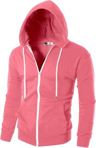 เสื้อฮู้ดซิป ผ้าฝ้าย 100% ซับในผ้าฝ้าย ล้างสีแบบสโตนวอช พิมพ์ลายดิจิทัล ปักลาย 3 มิติ - Product Image 4