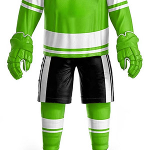 Uniforme de equipo ajustado personalizado al por mayor, Pakistán fabricado en uniforme de hockey sobre hielo, diseño de sublimación cómodo, uniforme de hockey sobre hielo - Product Image 6