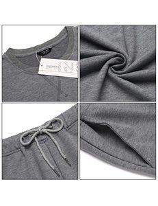 Vêtements de marque écologiques, respirants, en coton et polyester, pull-over, jogging, pantalon de survêtement, ensemble de survêtement pour homme, le meilleur - Product Image 3