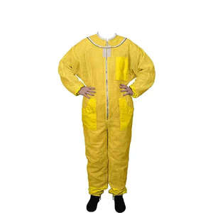 Ropa de trabajo profesional antiestática para apicultura, bata protectora ventilada de calidad, velo de esgrima de tela transpirable para colmenar - Product Image 2