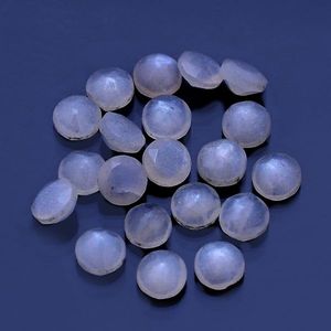 Piedra lunar gris natural de 3mm, corte redondo de 2mm de espesor, piedra preciosa de 2,55 CTS, lote de IROC, faceta circular de piedra suelta de alta calidad, 25 uds. - Product Image 5