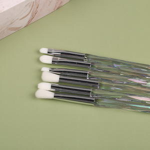 ชุดแปรงแต่งหน้าอายแชโดว์เส้นใยเทียม10ชิ้นแปรงแต่งขนตามาสคาร่าลิปฉลากส่วนตัว - Product Image 5