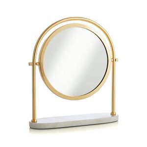 Miroir de table moderne fait à la main pour la maison, la chambre à coucher, le salon, le restaurant, le bar et le mariage, la mitsva et le diwali. - Product Image 1