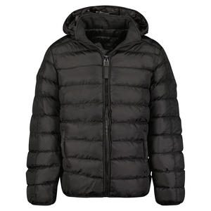 Active Men Outdoorwear Puño elástico acolchado con capucha Puffer Chaqueta con cremallera Chaqueta transpirable cálida con aislamiento ligero de moda - Product Image 1