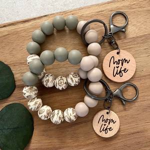 ขายถูกพวงกุญแจหัวใจทำจากไม้แกะสลักแบบกำหนดเองพวงกุญแจรูปหัวใจน่ารักของขวัญวันครบรอบของขวัญวันแม่จากเวียดนาม - Product Image 6