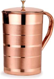 Jarras de agua artesanales beneficiosas para la salud de cobre puro 100% para uso elegante en el hogar y el hotel a los mejores precios - Product Image 4