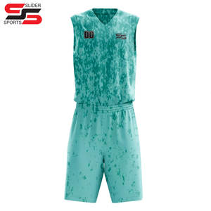 Uniforme réversible de basket-ball pour jeunes avec design personnalisé pour hommes, ensemble d'entraînement de basket-ball, maillot, vêtements de basket-ball - Product Image 5