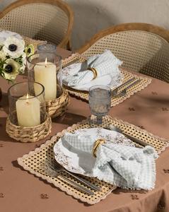 Mantel individual de caña de ratán Productos ecológicos Hecho en Vietnam Decoración de mesa Mantel individual tejido Venta al por mayor Moderno - Product Image 5