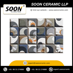 Nueva colección de azulejos de cerámica para interiores de pared y suelo, de 7mm azulejos decorativos, 8mm, 9mm de 12x12 pulgadas para el hogar - Product Image 2