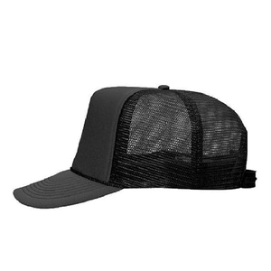 Sombrero de camionero negro para hombre más vendido, Material de poliéster/algodón, Impresión de logotipo personalizado, ropa de calle, gorras de estilo playero para exteriores - Product Image 3