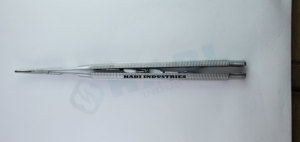 Castroviejo Micro Aguja Portaagujas Punta Recta TC Castroviejo Fuente de Alimentación Manual Instrumentos Quirúrgicos Blade Breaker and Holder - Product Image 3