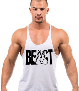 Camiseta sin mangas de gimnasio personalizada barata al por mayor, ropa deportiva de entrenamiento transpirable, chaleco deportivo para hombre, camiseta sin mangas con tirantes de culturismo para hombre - Product Image 4
