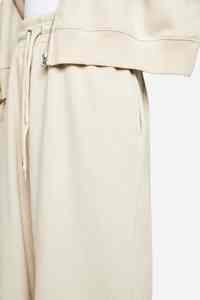 Pantalon de survêtement en coton épais pour femmes, imprimé personnalisé, pantalon évasé surdimensionné pour femmes, dentelle avec logo brodé pour l'hiver, vente en gros - Product Image 4