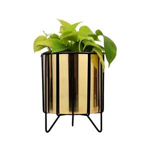 Direct Factory Supply Antique Style Metal Planter <b>Vase</b> Classic Elegance <b>Engraved</b> Iron Available in Bulk Quantity From India - Product Image 3