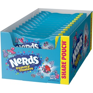 Bonbons Nerds Gummy Clusters TB 85g 12 pièces, bonbons en gros pour l'exportation, prix bas, bonbons gélifiés fruités, collation croquante, emballage en vrac - Product Image 2