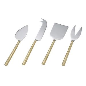 Juego de Cuchillos para Queso con Mango Rugoso, Juego de Cuchillos para Queso, Tabla Redonda para Queso, Juego de Bandeja para Sushi, Decoración para Servir en el Comedor - Product Image 6