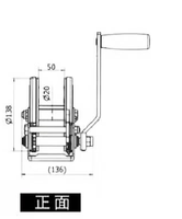 Nouveau treuil manuel en acier de 2000 lb avec transmission à double engrenage pour faciliter la manutention. Largeur de la sangle 5 cm, épaisseur du câble métallique 5 mm