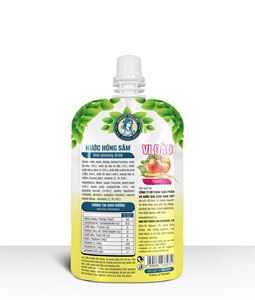 Bebida Energética de Ginseng Rojo Real Vinut Trust al por Mayor con Jugo de Melocotón para Niños y Adultos, 12 Meses de Duración - Product Image 4