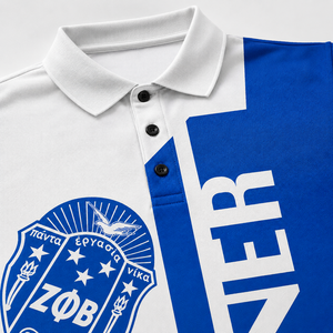 เสื้อโปโล Zeta Phi Beta Sorority แบบสั่งทำพิเศษสำหรับผู้หญิง ระบายอากาศได้ดี ปักลายแบบกรีก สำหรับชุดนักศึกษา ขายส่ง - Product Image 6