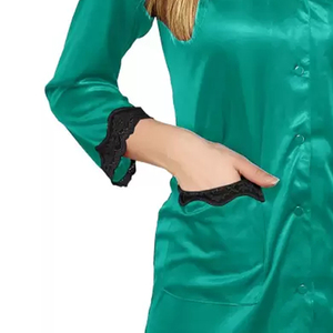 Conjunto de pijamas de primavera y otoño para mujer, ropa de dormir para niña estampada, pijamas de mujer de manga larga a la moda - Product Image 4