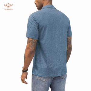 Hombres Casual para Polos Calidad Premium 100% Algodón Secado rápido Cuello Camiseta Manga Corta Venta al por mayor Bangladesh - Product Image 6