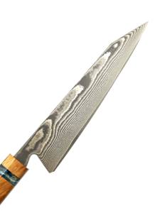 มีดเชฟงานทำมือ8นิ้ว67ชั้น VG10แป้งดามัสกัสเหล็กมะกอกด้ามค้อนมีดทำครัว - Product Image 3