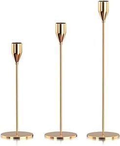 Candelabro de Metal Exclusivo, Hecho a Mano, Ecológico, de Alta Calidad, Diseño Moderno, para Pascua, Cumpleaños, Día de San Valentín - Product Image 1