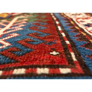 Alfombra de Lana Anudada a Mano Aalam Ivory Paem-197 con Patrón Geométrico para Sala de Estar, Decoración del Hogar, Diseño Rectangular para Pasillo - Product Image 3