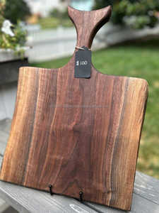 Planche à découper rectangulaire en bois écologique de qualité supérieure, fabriquée à la main, lavable au lave-vaisselle, épaisseur personnalisée, bloc de découpe KALATRI en gros - Product Image 4