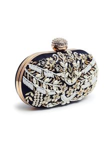 Bolso de Mano Bordado a Mano SHAAD HANDICRAFTS, Diseño Floral Rajastaní, Hilo de Seda de Alta Calidad, Logotipo Personalizado, Embalaje - Product Image 5