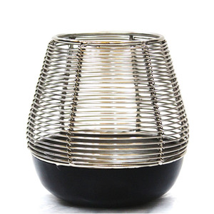 Support votif en métal couleur or de luxe fait à la main minimaliste étanche décoration de la maison noël Halloween pâques mariage table - Product Image 4