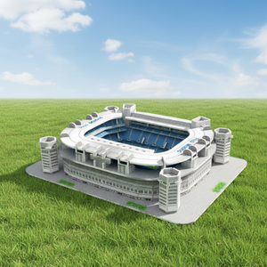 เกมปริศนาสนามกีฬากระดาษสี3D ของเล่นแบบทำมือสำหรับผู้ใหญ่ปริศนาทางการศึกษาของขวัญคริสต์มาส - Product Image 3