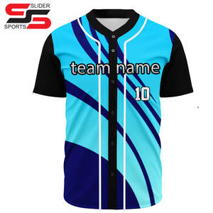 USA Baseball Jersey Imprimer OEM Polyester sublimé Maillots de baseball vierges personnalisés Jersey Baseball - Product Image 6