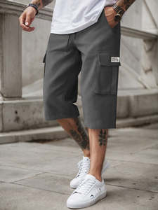 Pantalones Cortos Casuales Clásicos de Venta Directa de Fábrica, Pantalones Cortos de Trabajo para Hombre de Secado Rápido con Múltiples Bolsillos - Product Image 2