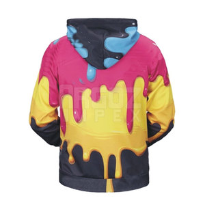 เสื้อฮู้ดดี้พิมพ์ลายแบบซับลิเมชั่นสำหรับผู้ชายรุ่นใหม่ล่าสุด - โพลีเอสเตอร์ 100% ระบายอากาศได้ดี ลายเรียบ สีสันปรับแต่งได้ สำหรับฤดูหนาว - Product Image 2