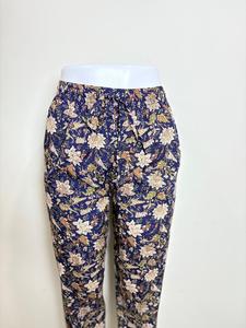<b>Women</b> Cotton Printed Pajama <b>Pants</b> Yellow Tropical Design Ladies Cotton <b>Lounge</b> <b>Pants</b> with Bird Print Yellow <b>Women</b> Casual - Product Image 2