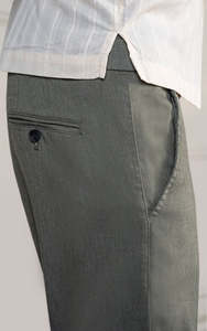 Pantalons slim en coton pur sur mesure, couleur unie, couleurs personnalisées, vente en gros, pantalons de bureau pour hommes - Product Image 5