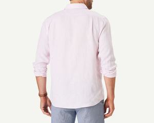 Camisa Casual de Lino/Algodón para Hombre, Nueva Colección 2026, Manga Larga, Cuello Clásico, Botón Único, Teñido Liso, Antiencogimiento, Secado Rápido - Product Image 4